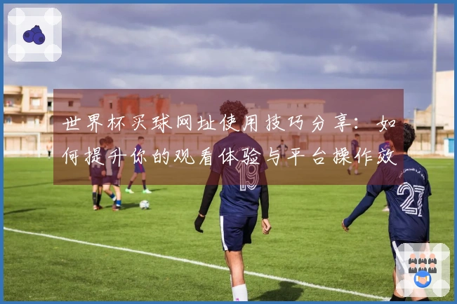 世界杯买球网址使用技巧分享：如何提升你的观看体验与平台操作效率