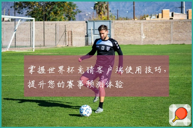 掌握世界杯竞猜客户端使用技巧，提升您的赛事预测体验